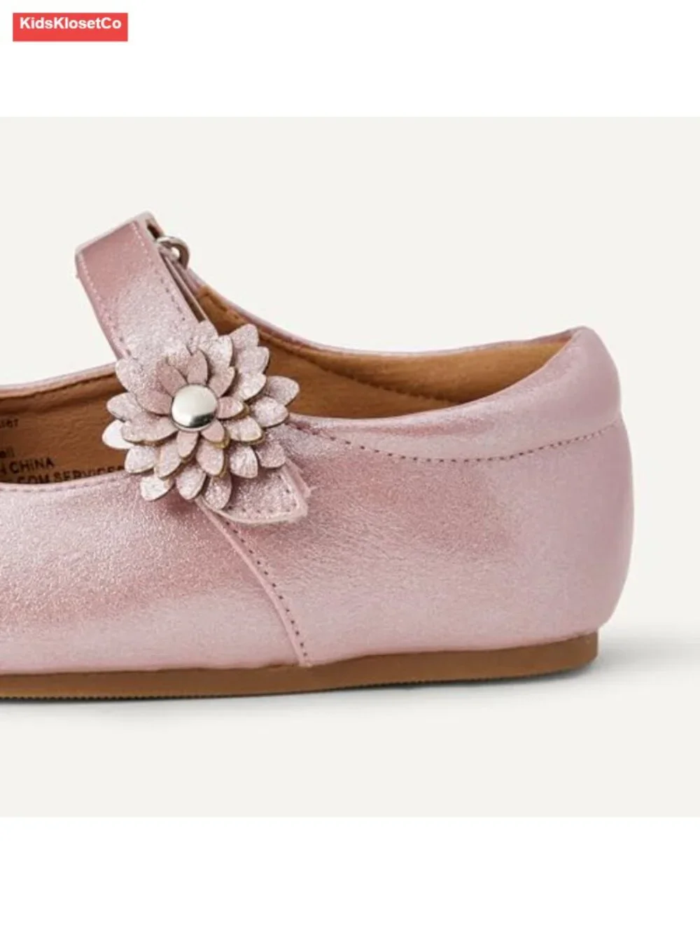 Toddler Girls Mary Jane Flats - Faux Patent Leather